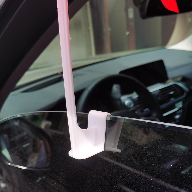 2-plastic car flag pole