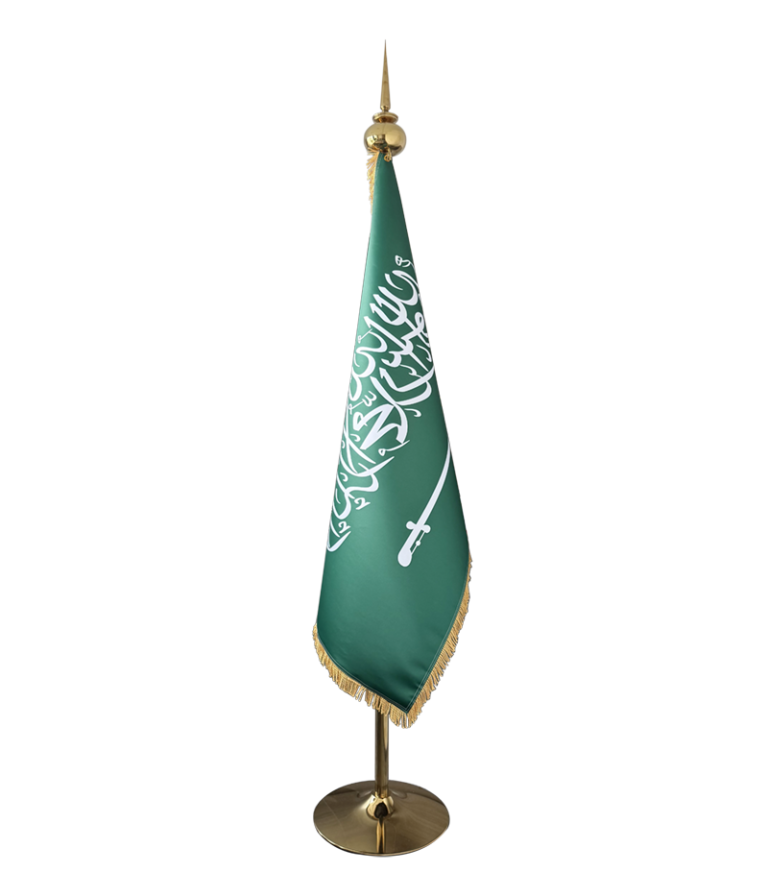 600d heavy duty satin indoor flags