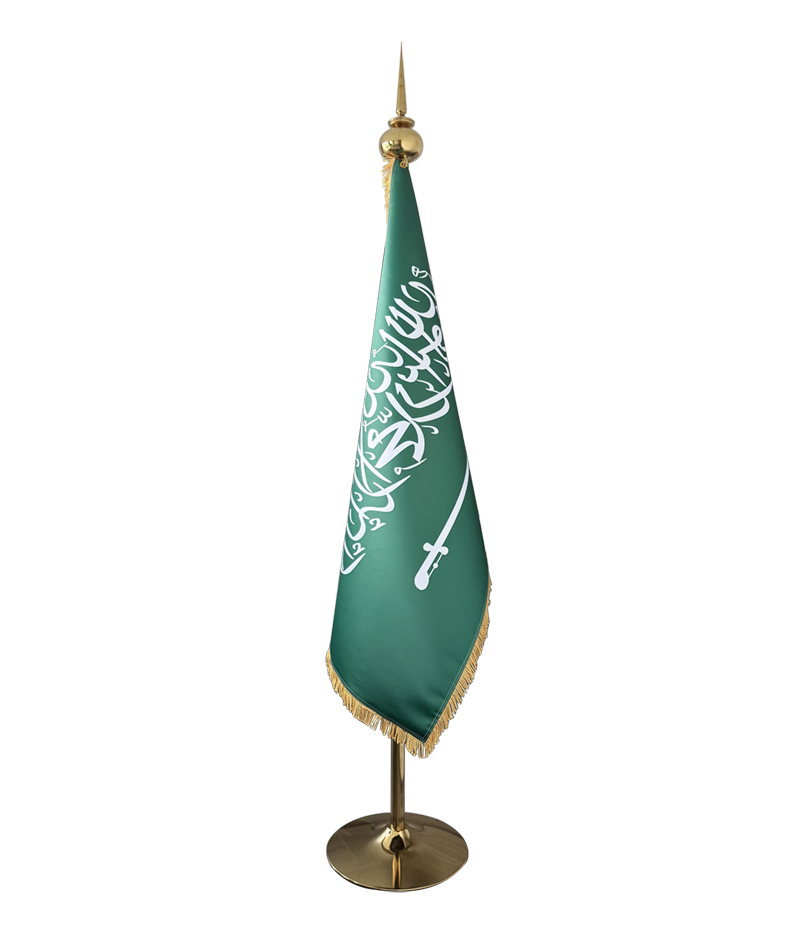 600d heavy duty satin indoor flags