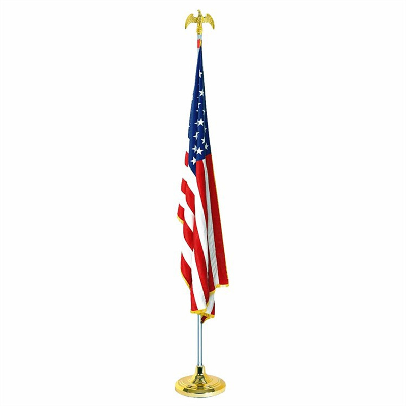 8ft Eagle Head Indoor Flag Pole For America01.jpg