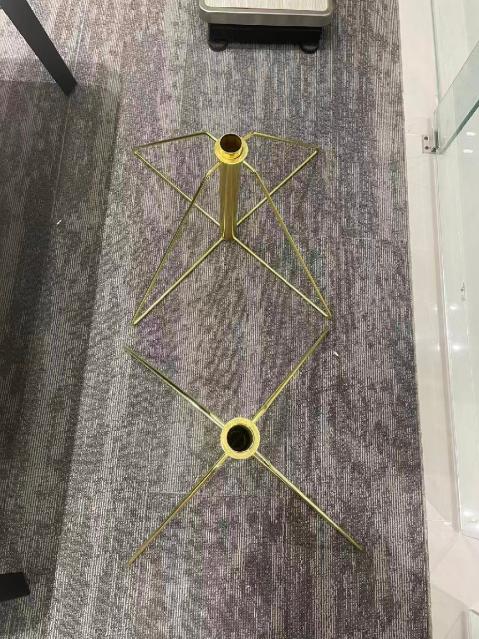 custom flagpole base gold cross