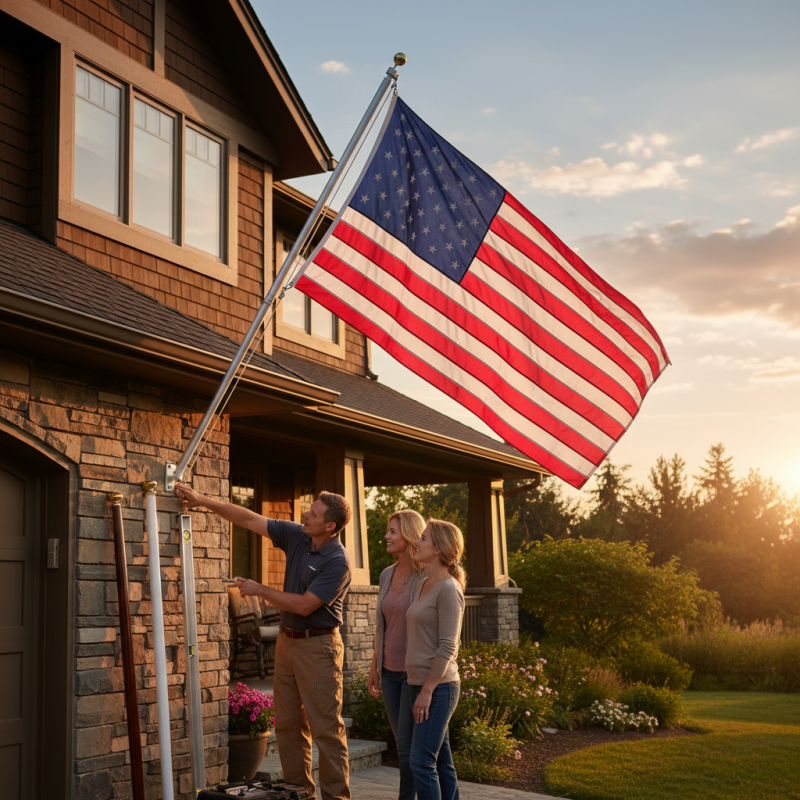 House Mount Flag Pole Options and How to Choose One?