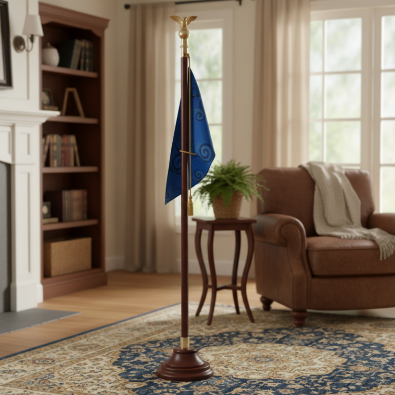 How to Choose the Best Indoor Flag Pole for Your Home?