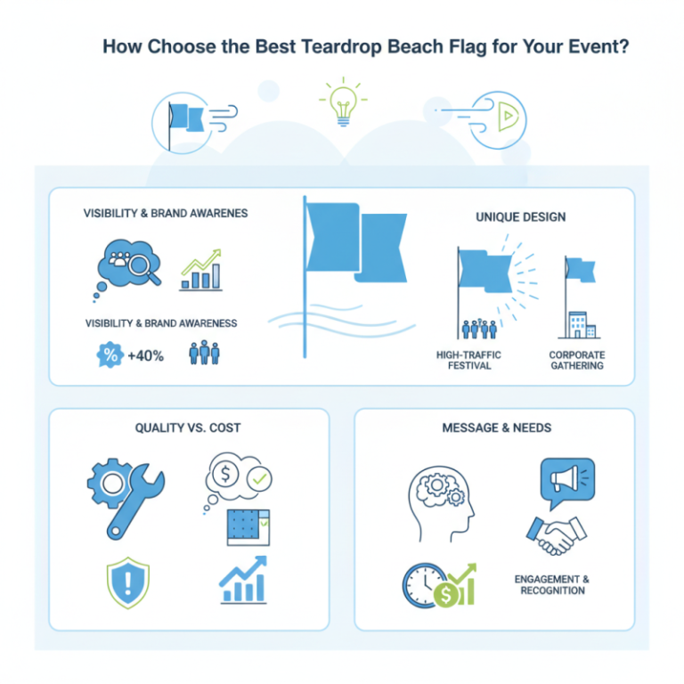 How to Choose the Best Teardrop Beach Flag for Your Event?