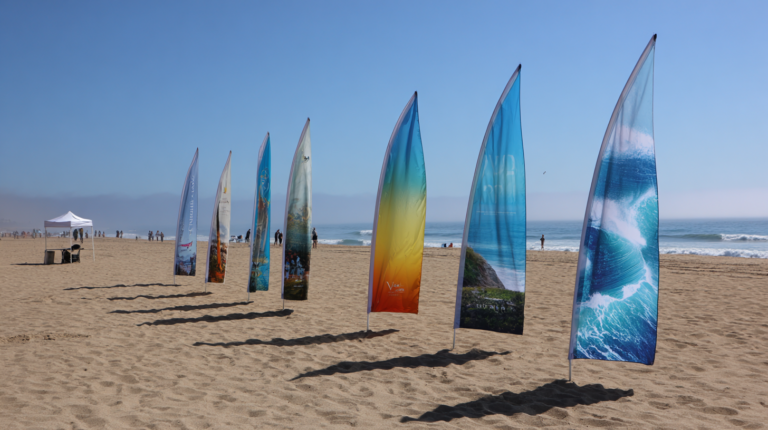 Maximize Your Event Visibility: The Impact of Teardrop Beach Flags on Outdoor Marketing Success
