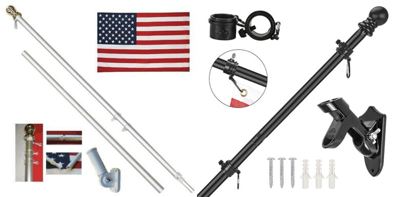 wall mounted flagpole