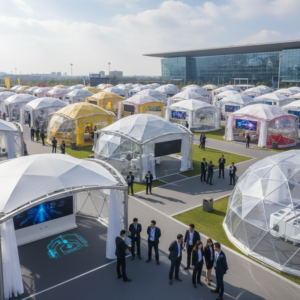 What is Advertising Tent at the 139th Canton Fair?