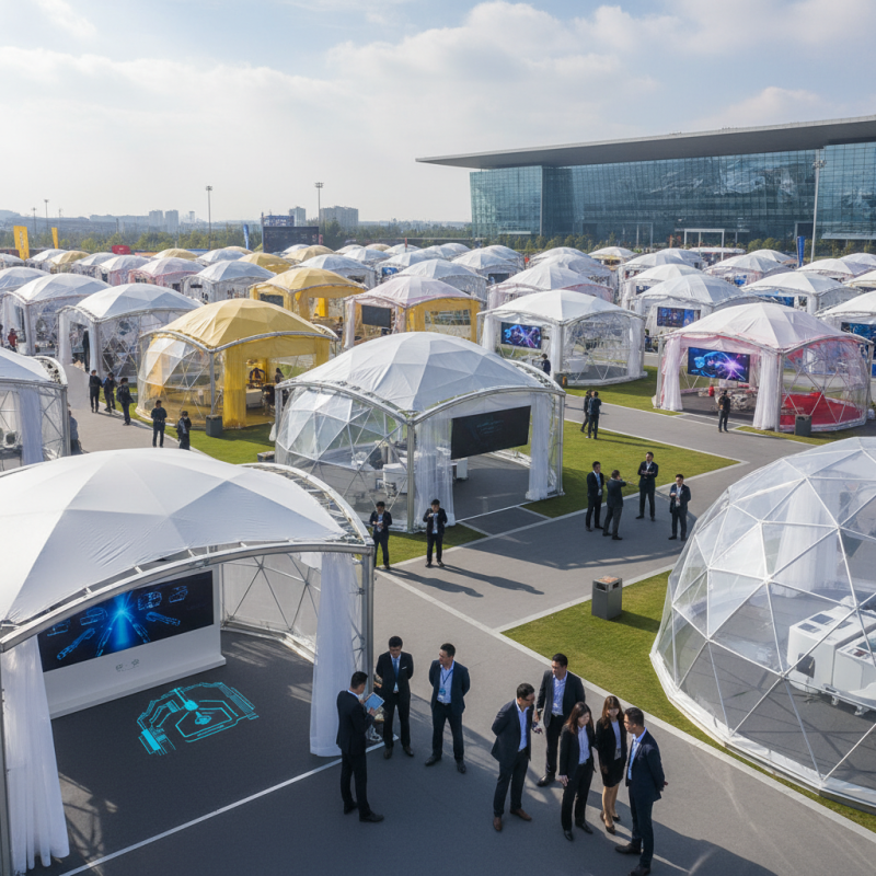 What is Advertising Tent at the 139th Canton Fair?